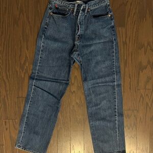 Madewell x Kule Women's Straight Blue Jeans